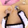 cream colored pacifier tether strap - Image 3