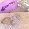 cream colored pacifier tether strap - Image 2