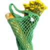 Light Blue Mesh Market Bag - Image 2