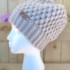 Claire bun beanie -graphite / painted canyon color - Image 3