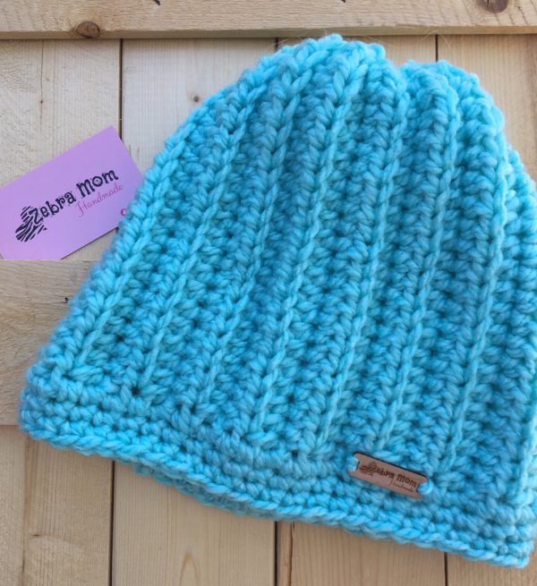 Accidentally Awesome Ribbed Beanie - turquoise