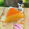 Candy Corn throw pillow