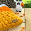 Candy Corn throw pillow - Image 3