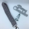 Key chain Wristlet - grey