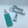 Lip Balm Holder Keychain - turquoise